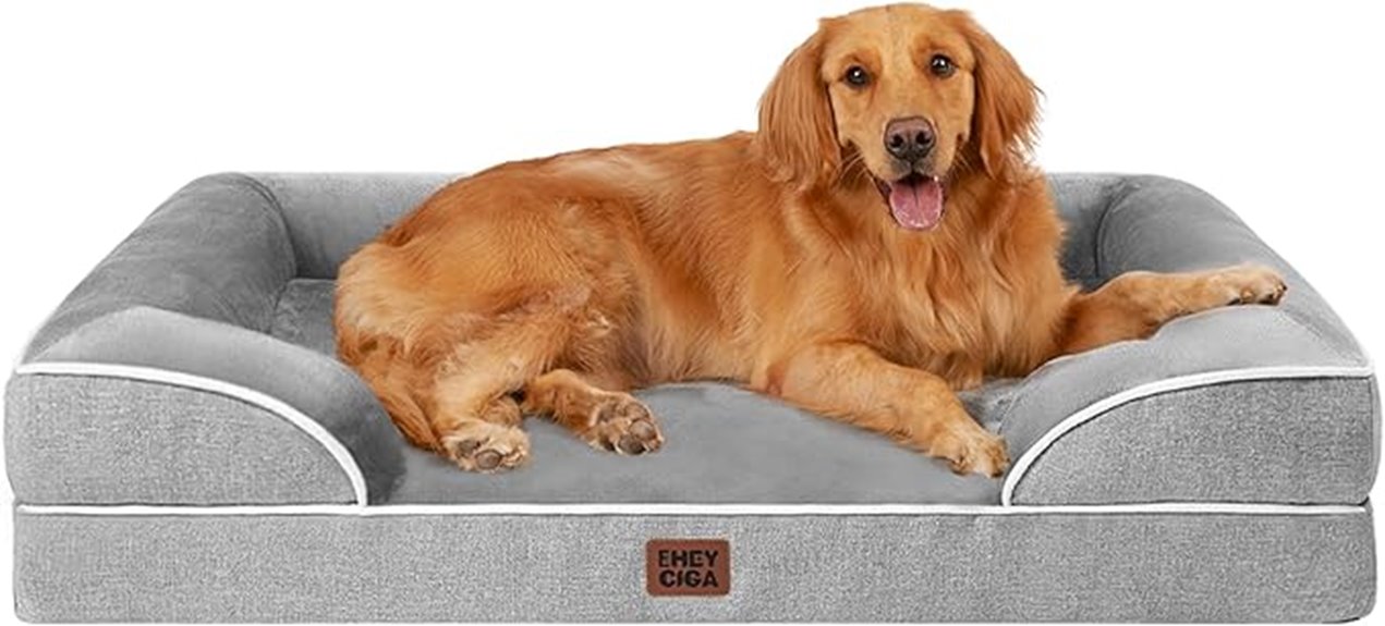 orthopedic bed for large