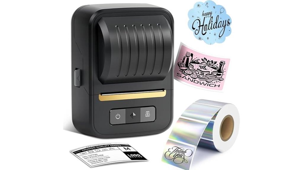 portable bluetooth label printer