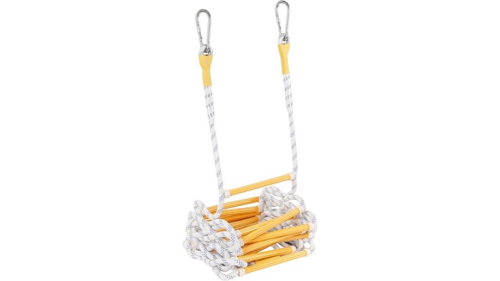 portable flame resistant escape ladder