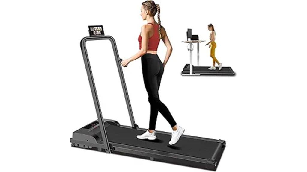 portable handlebar walking treadmill