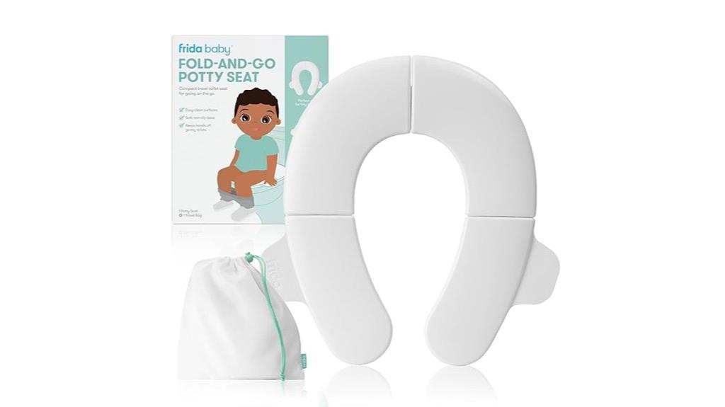 portable potty seat folding