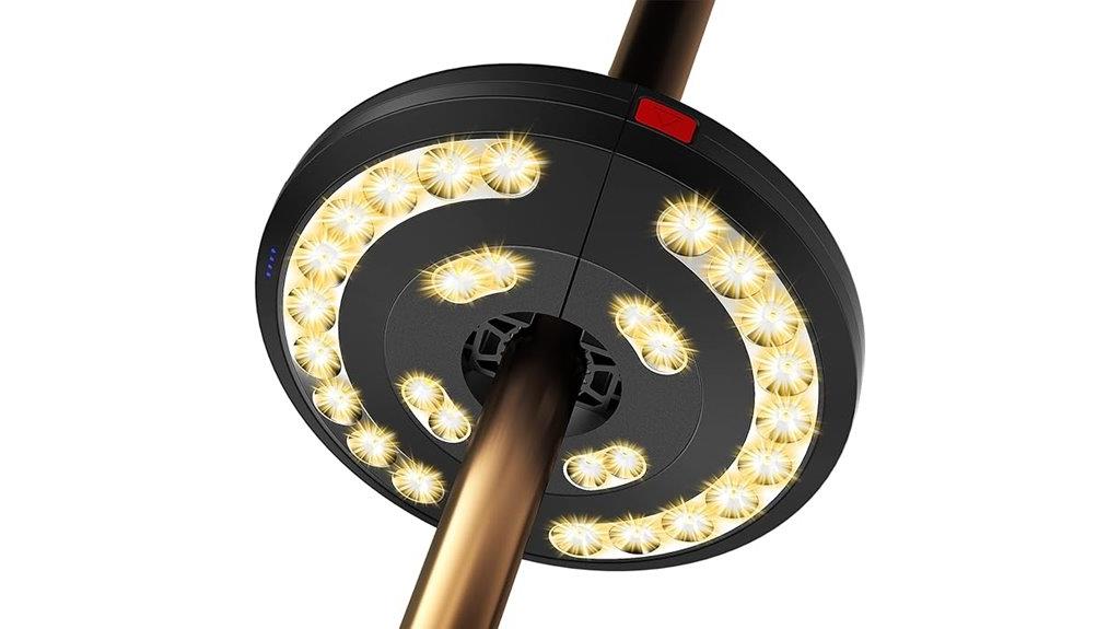 rechargeable outdoor umbrella lights