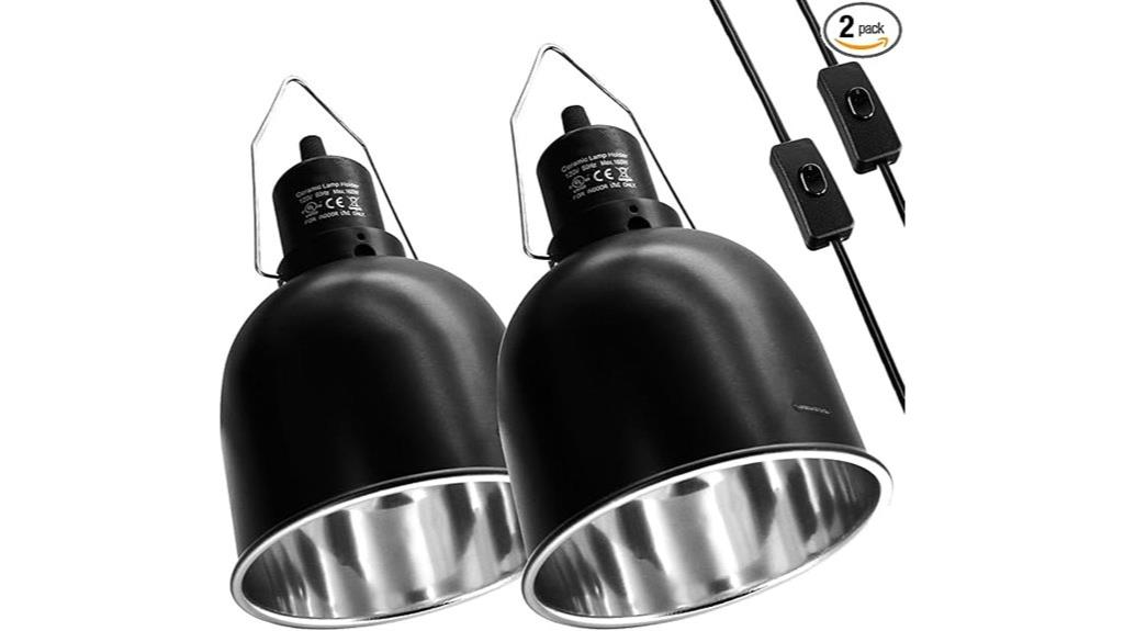 reptile fixture dimmable lamps