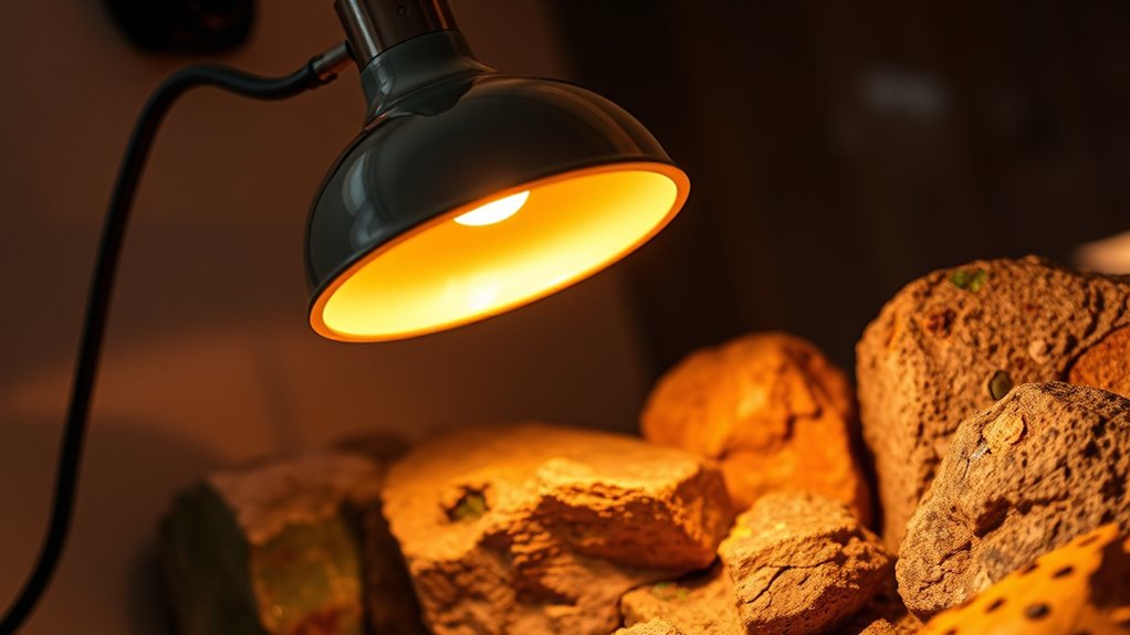 reptile heat lamp considerations