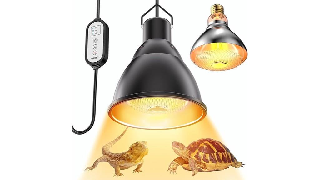 reptile lamp with timer