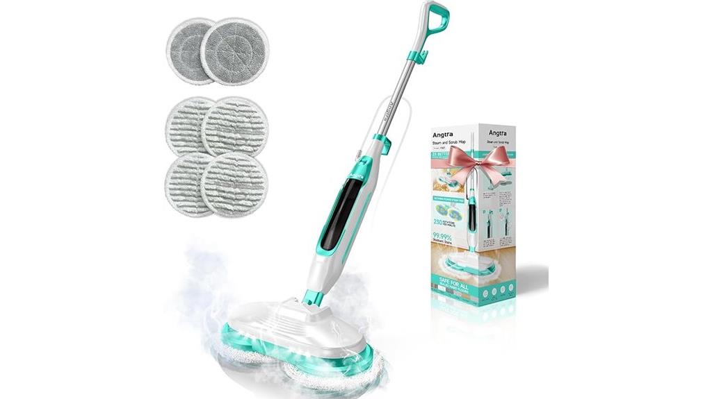 rotating pad steam cleaner