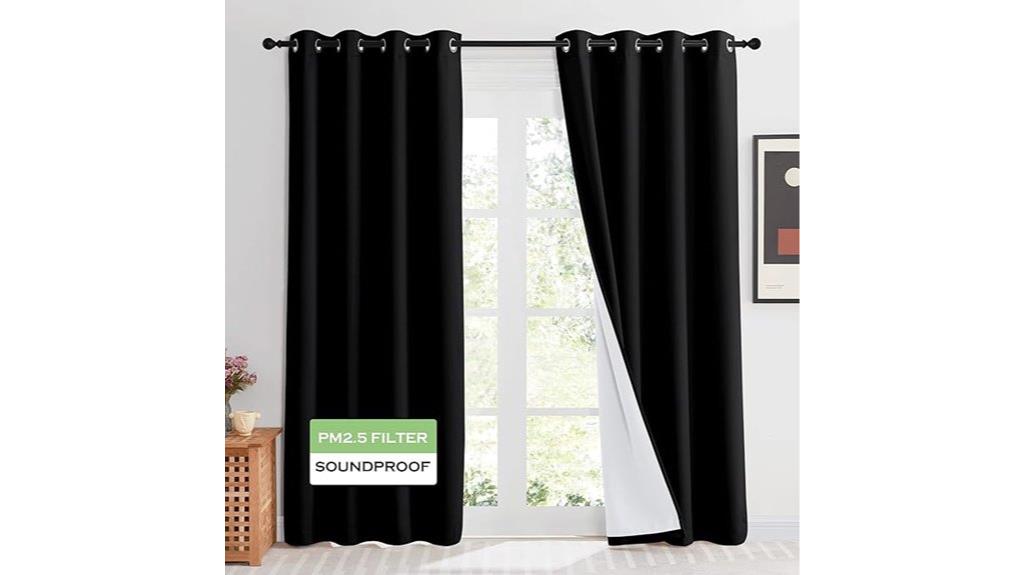 soundproof blackout curtain