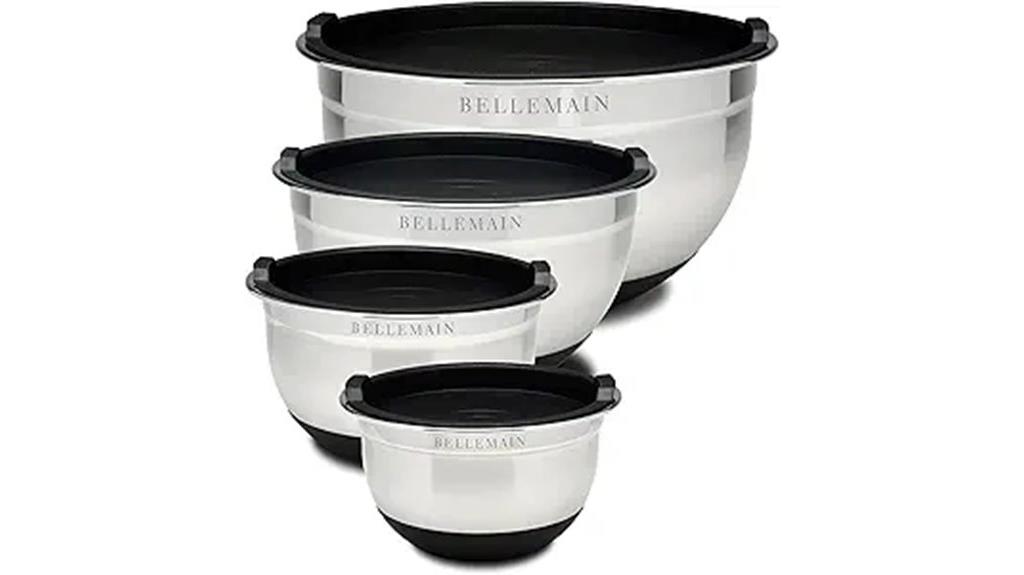 stainless steel bowls set