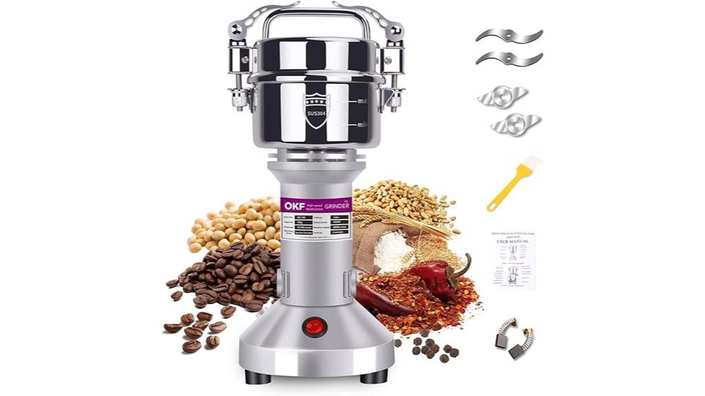 stainless steel spice grinder