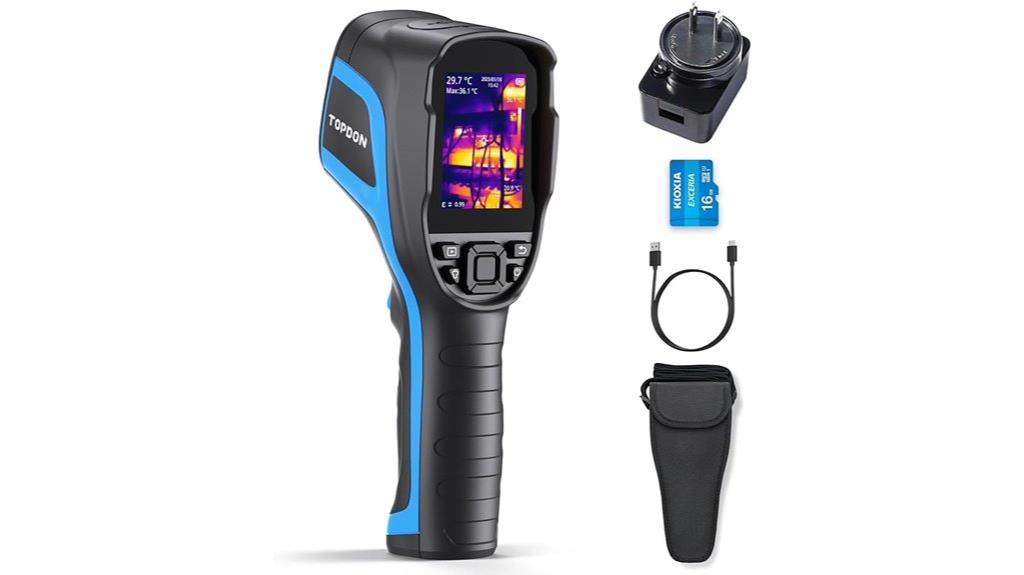 thermal camera with long lasting battery
