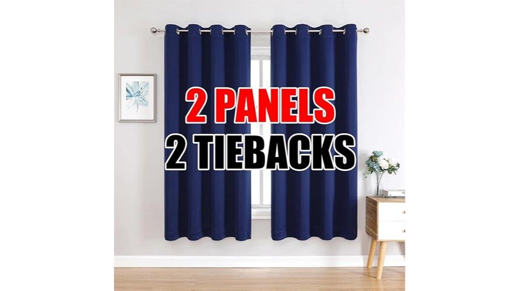 thermal insulated blackout curtains