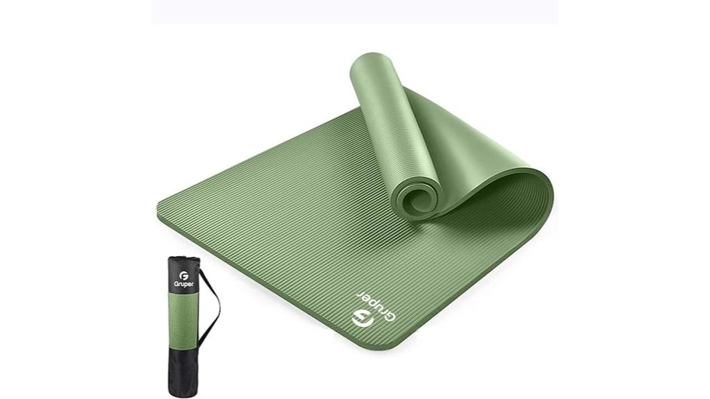 thick non slip yoga mat