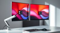 top dual monitor mounts