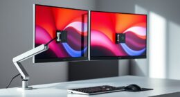 top dual monitor mounts