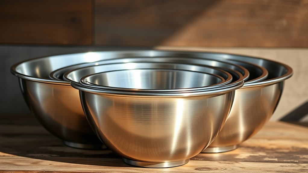 top stainless steel mixing bowls