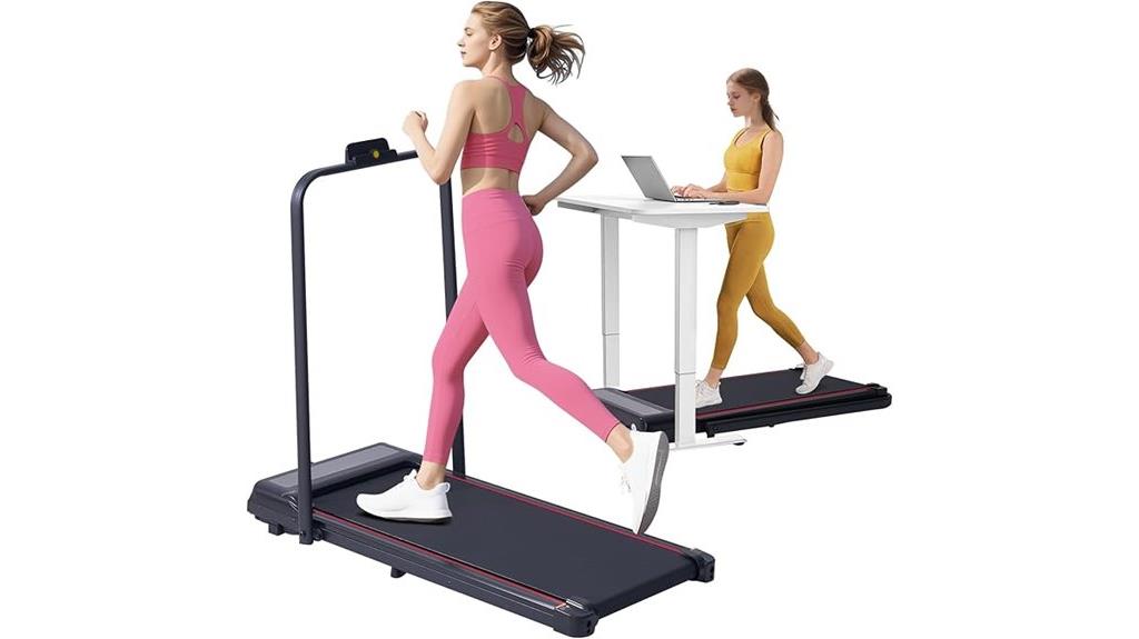 treadmill with handle bar