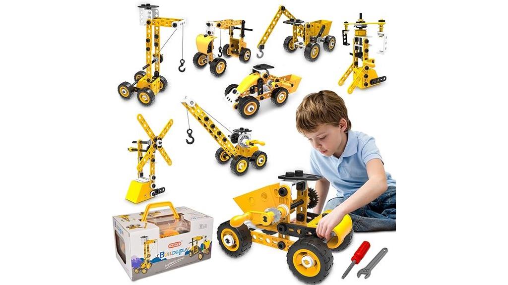 versatile 10 in 1 construction set