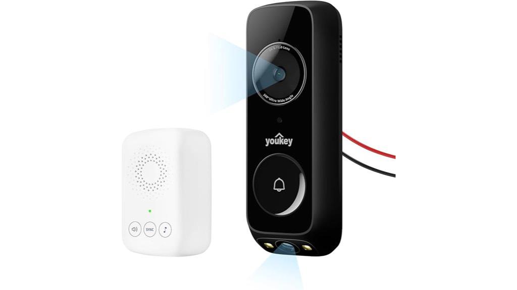 wired 2k video doorbell