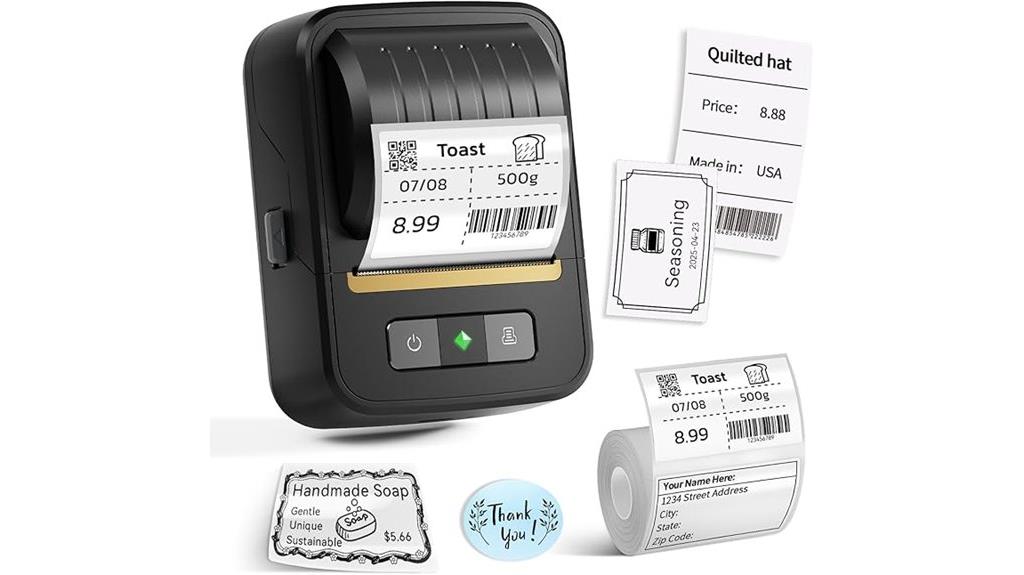 wireless bluetooth label printer