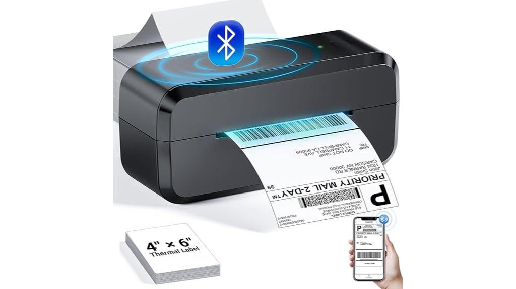 wireless bluetooth shipping printer
