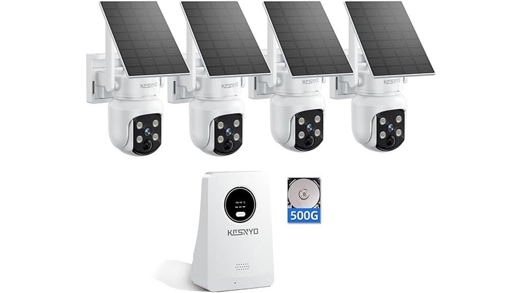 wireless outdoor 4mp camera kit