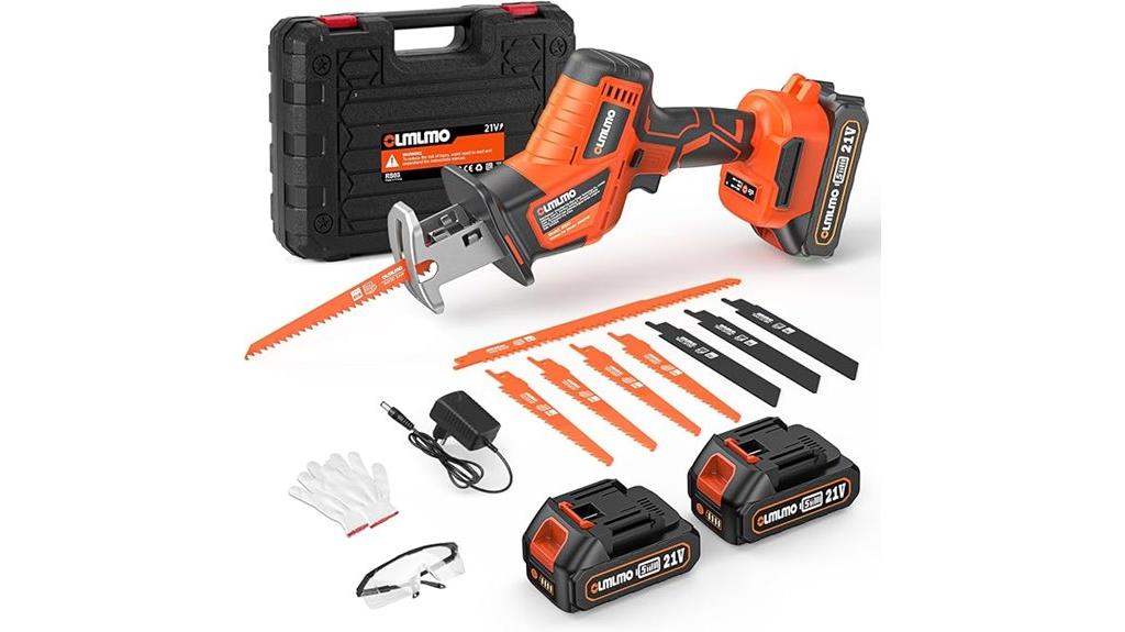 wireless saw with blades