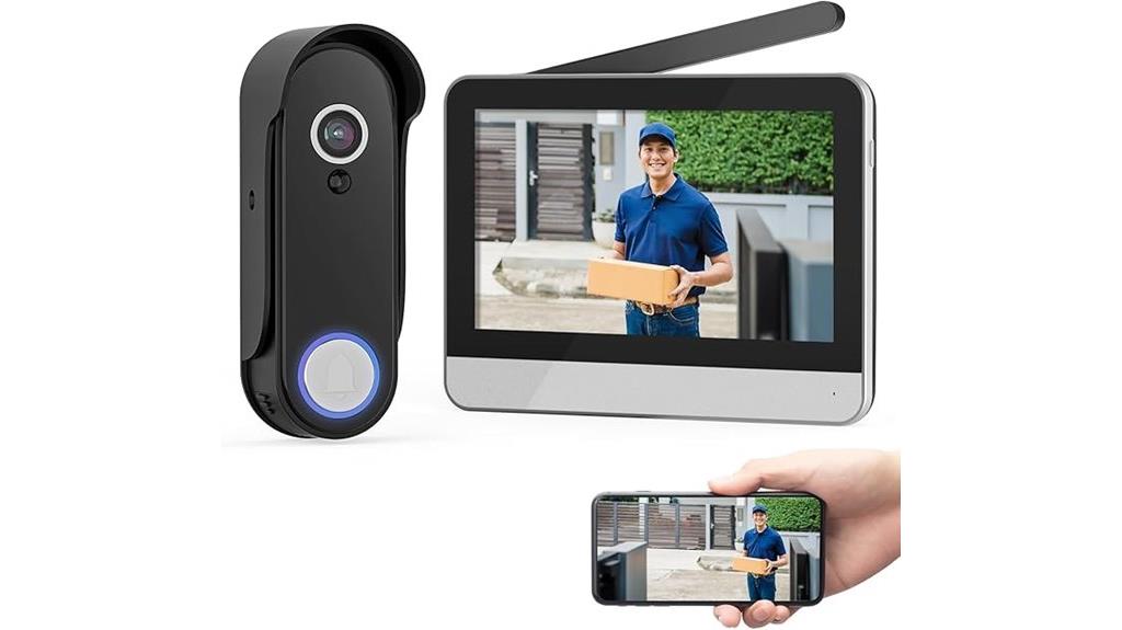 wireless video doorbell features