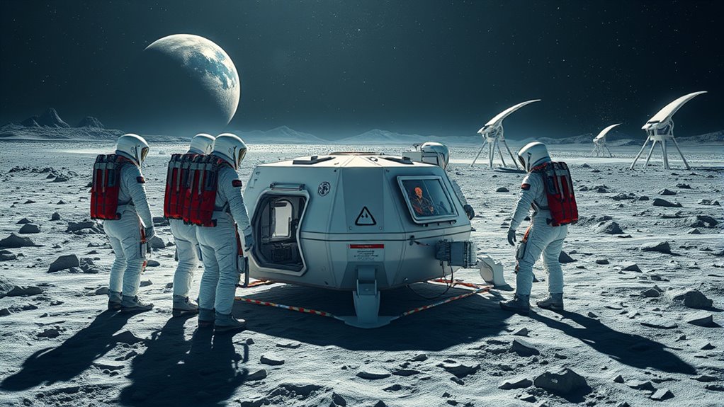 first moon base prototype