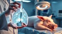 lab grown lungs transplanted pigs