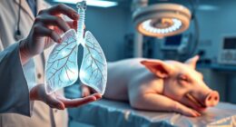 lab grown lungs transplanted pigs