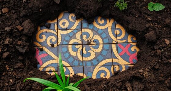 roman mosaic uncovered locally