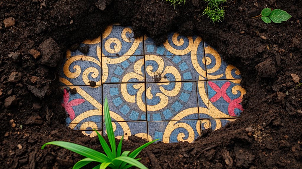 roman mosaic uncovered locally