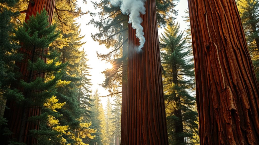 sequoias protected by burns