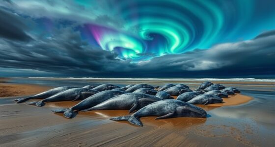 solar storms affect whales