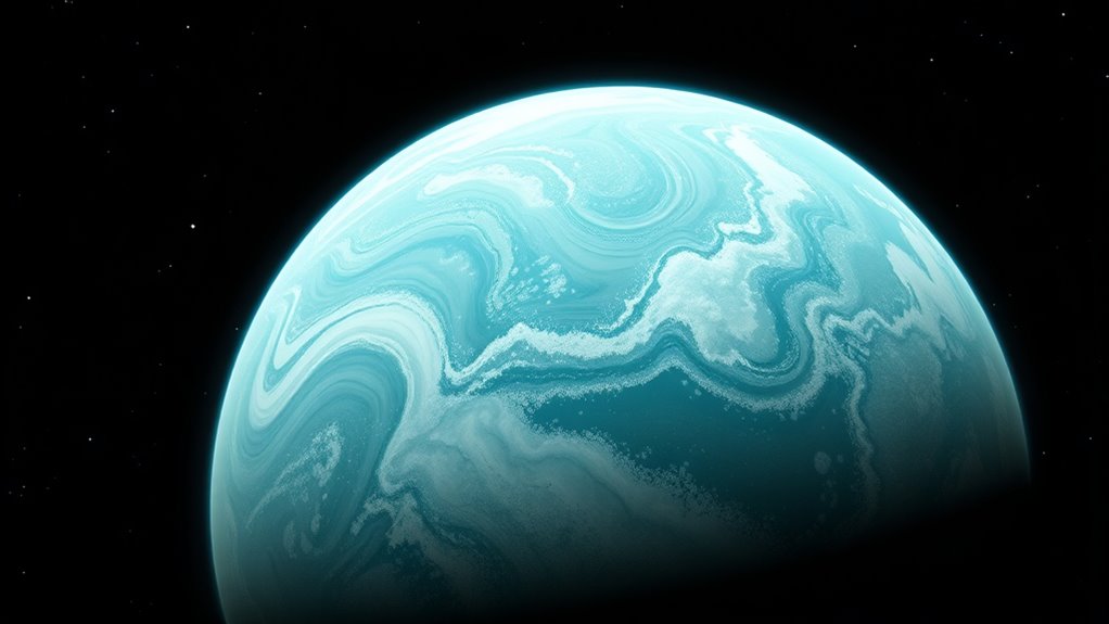 water signs on exoplanet