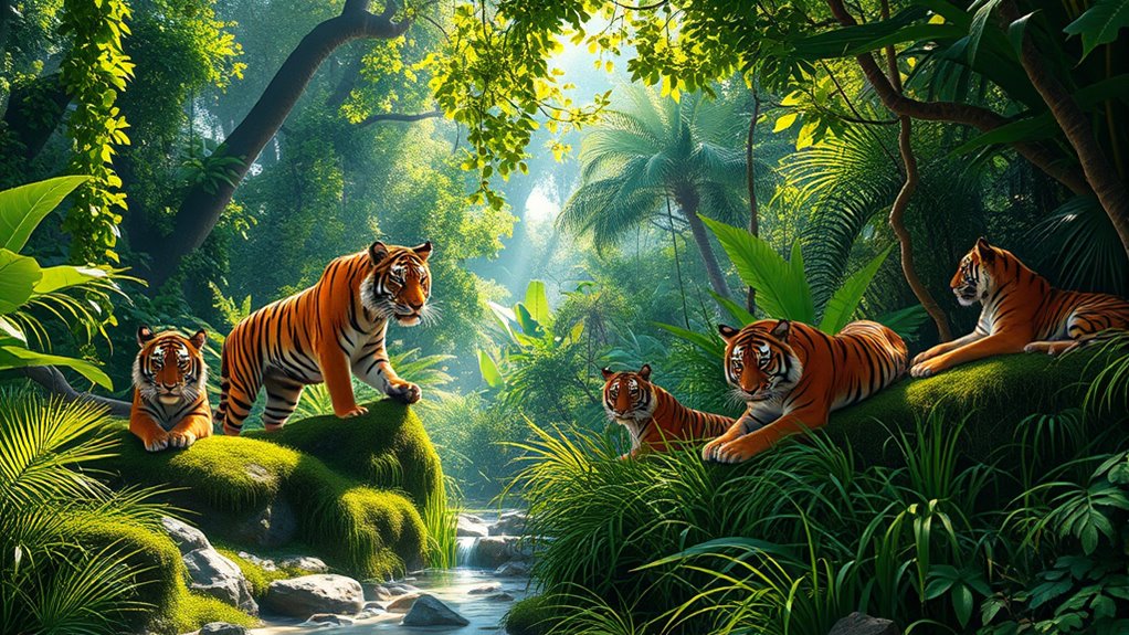 wild tiger numbers increase significantly