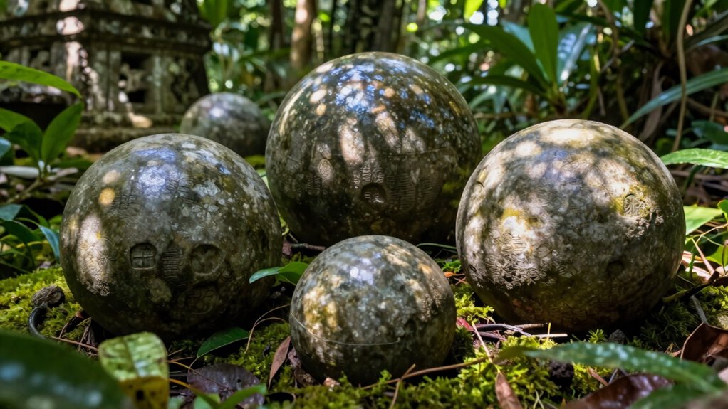 ancient crafted stone spheres