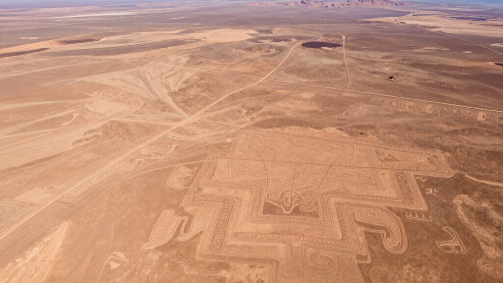 ancient peruvians created geoglyphs