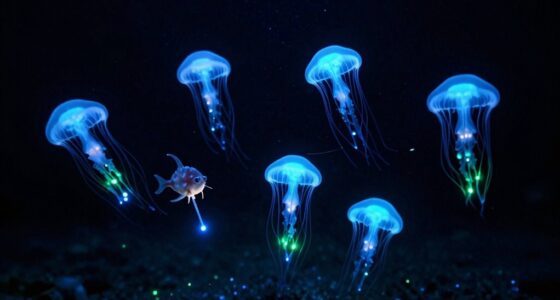 animals glow for survival