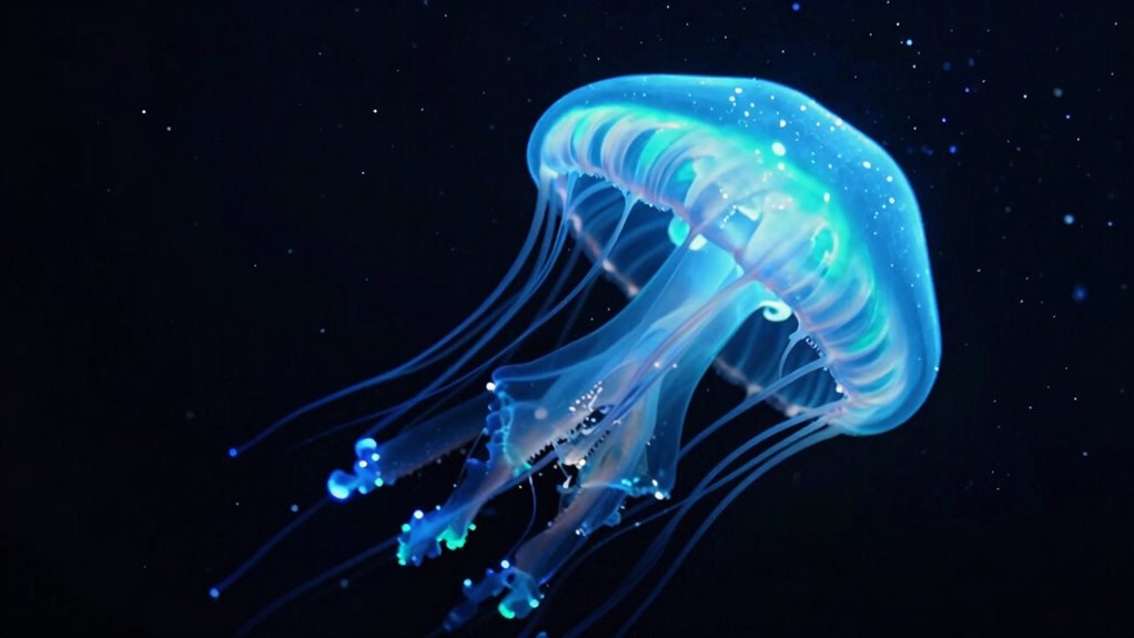 animals use glowing adaptations