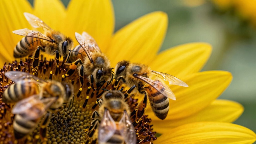 bees support plant reproduction