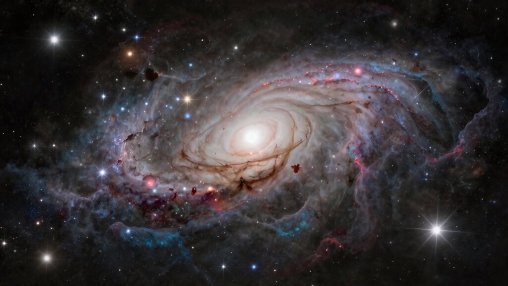 dark matter influences galaxy motion