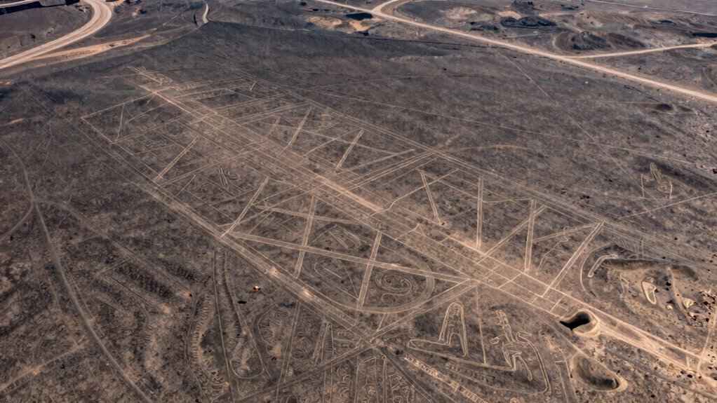 desert soil preserves lines