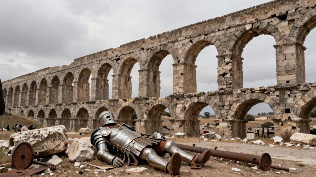 economic decline hampened infrastructure and military