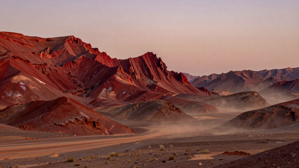 mars iron mineral formation