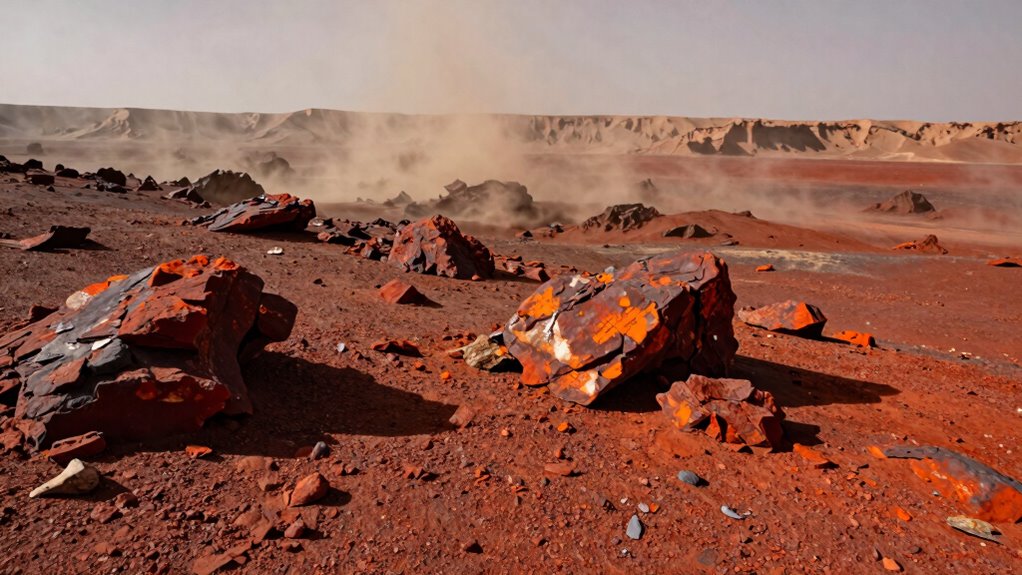 mars iron rich oxidation process