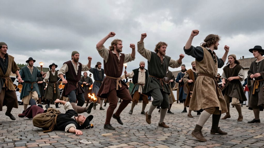 mass hysteria caused uncontrollable dancing