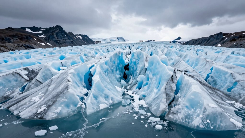 melting glaciers reveal urgency