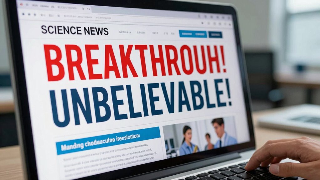 scientific headlines language tricks