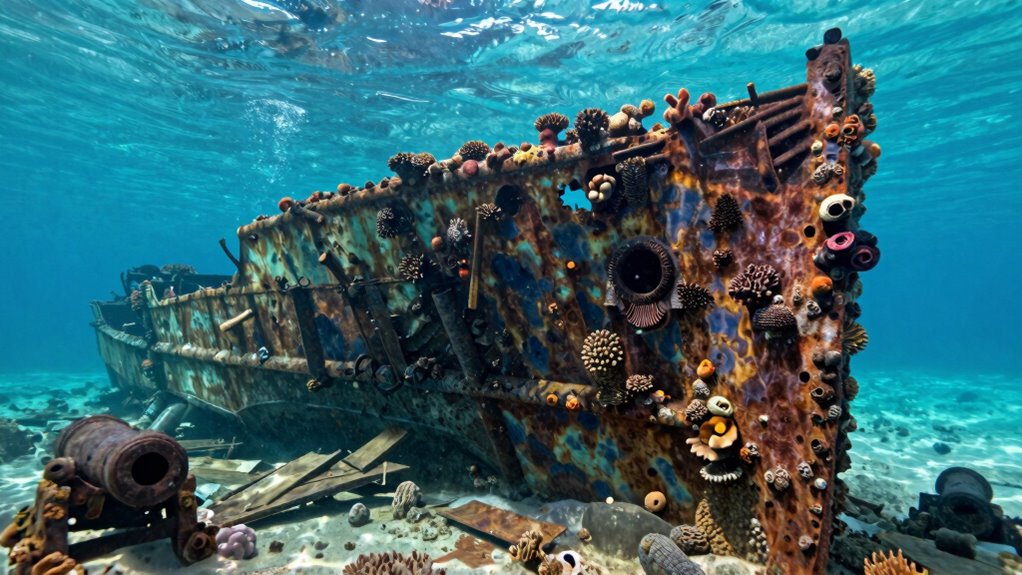 shipwreck artifacts and cargo
